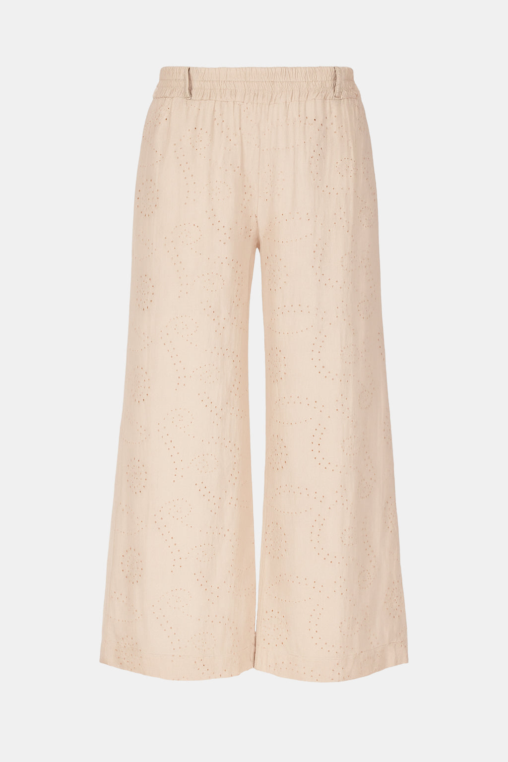 Anglaise Cotton Wide Leg Trousers