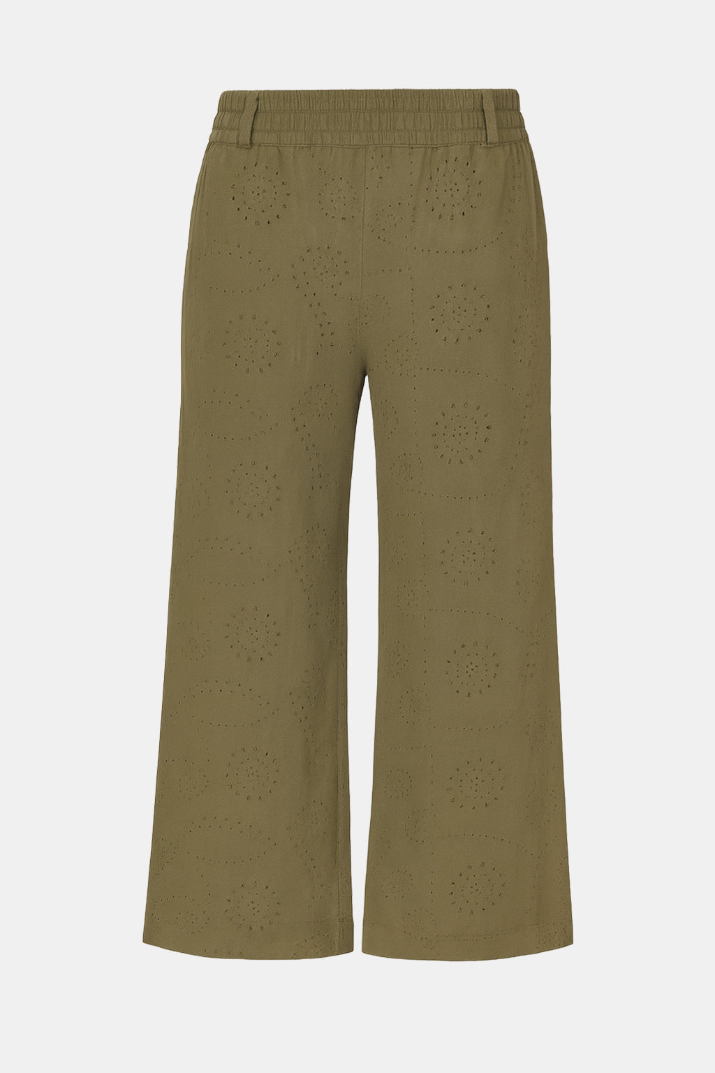 Anglaise Cotton Wide Leg Trousers