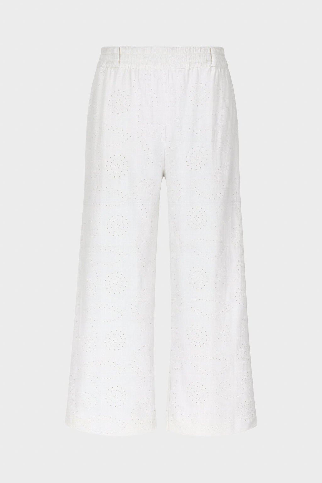 Anglaise Cotton Wide Leg Trousers