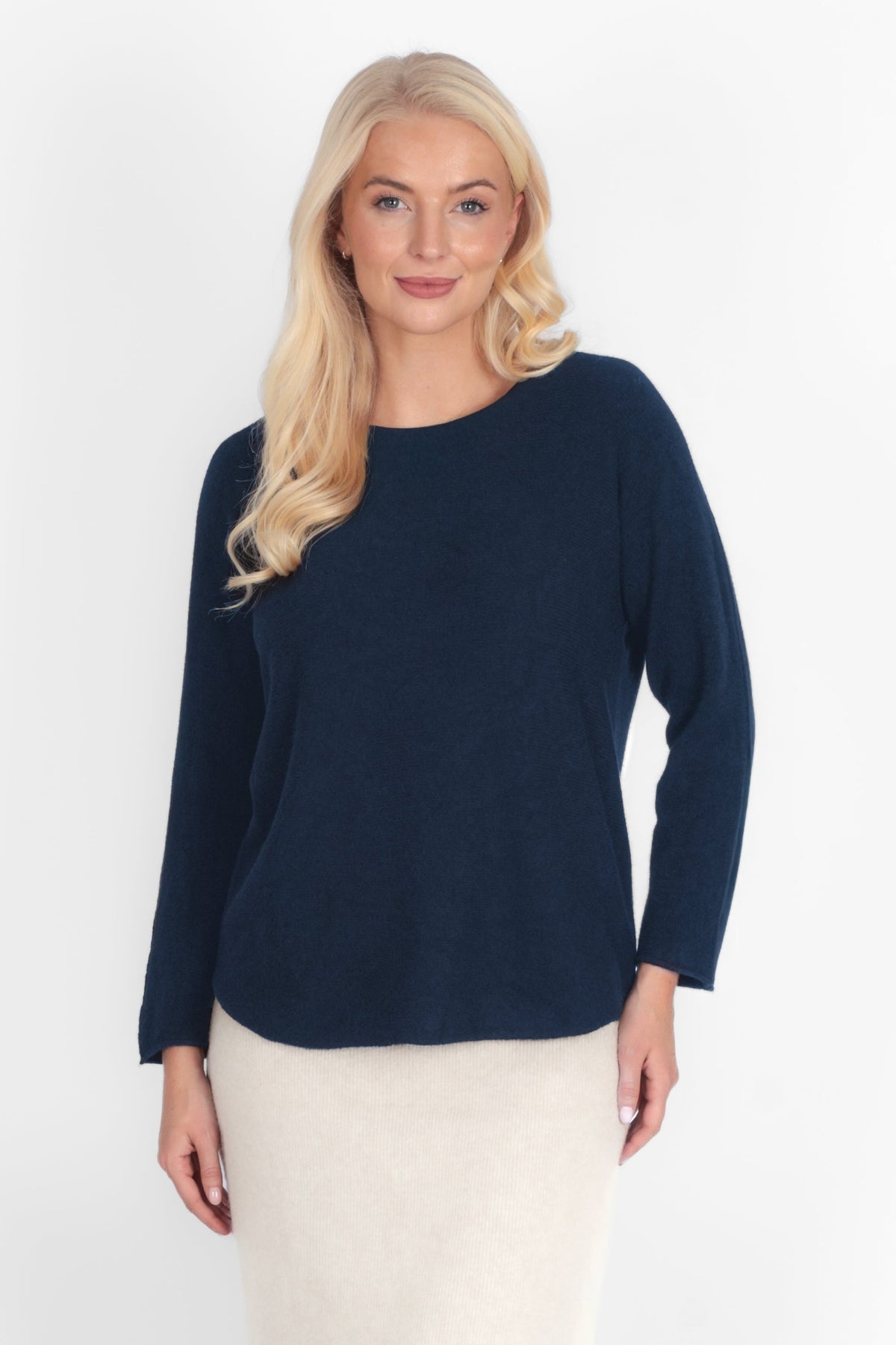 Cloud Two Slash Neck Jumper