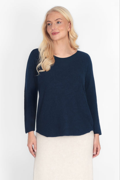 Cloud Two Slash Neck Jumper