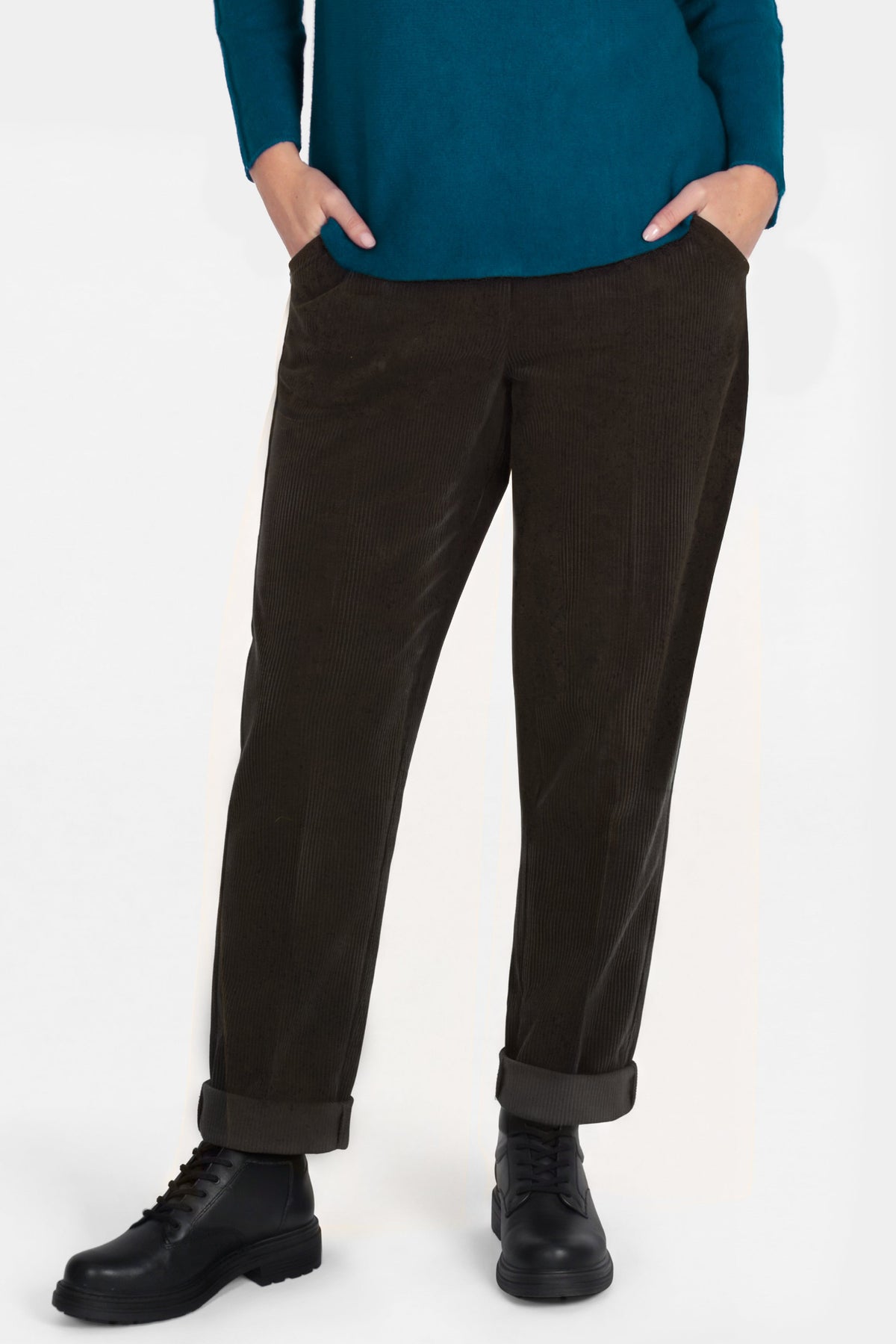 Straight Leg Cotton Cord Trousers