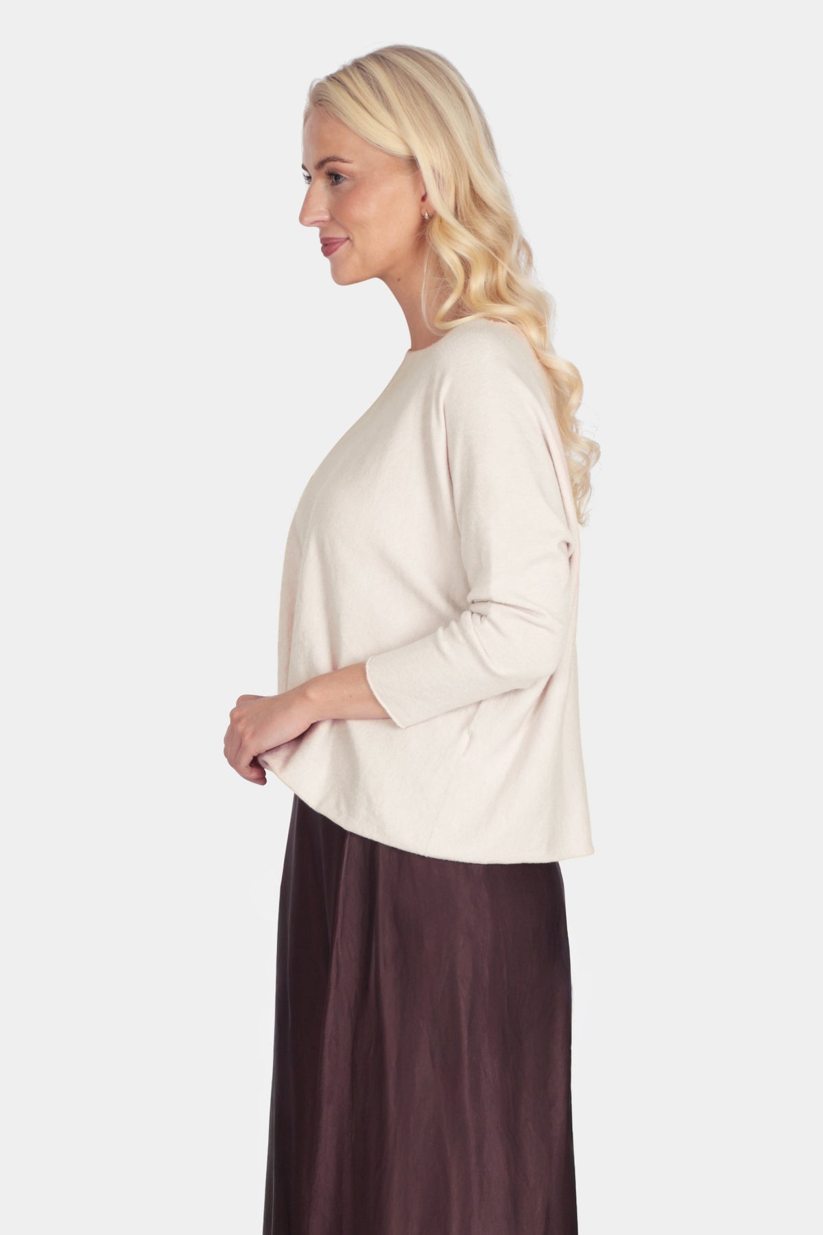 Cloud One Boxy Slash Neck Crop
