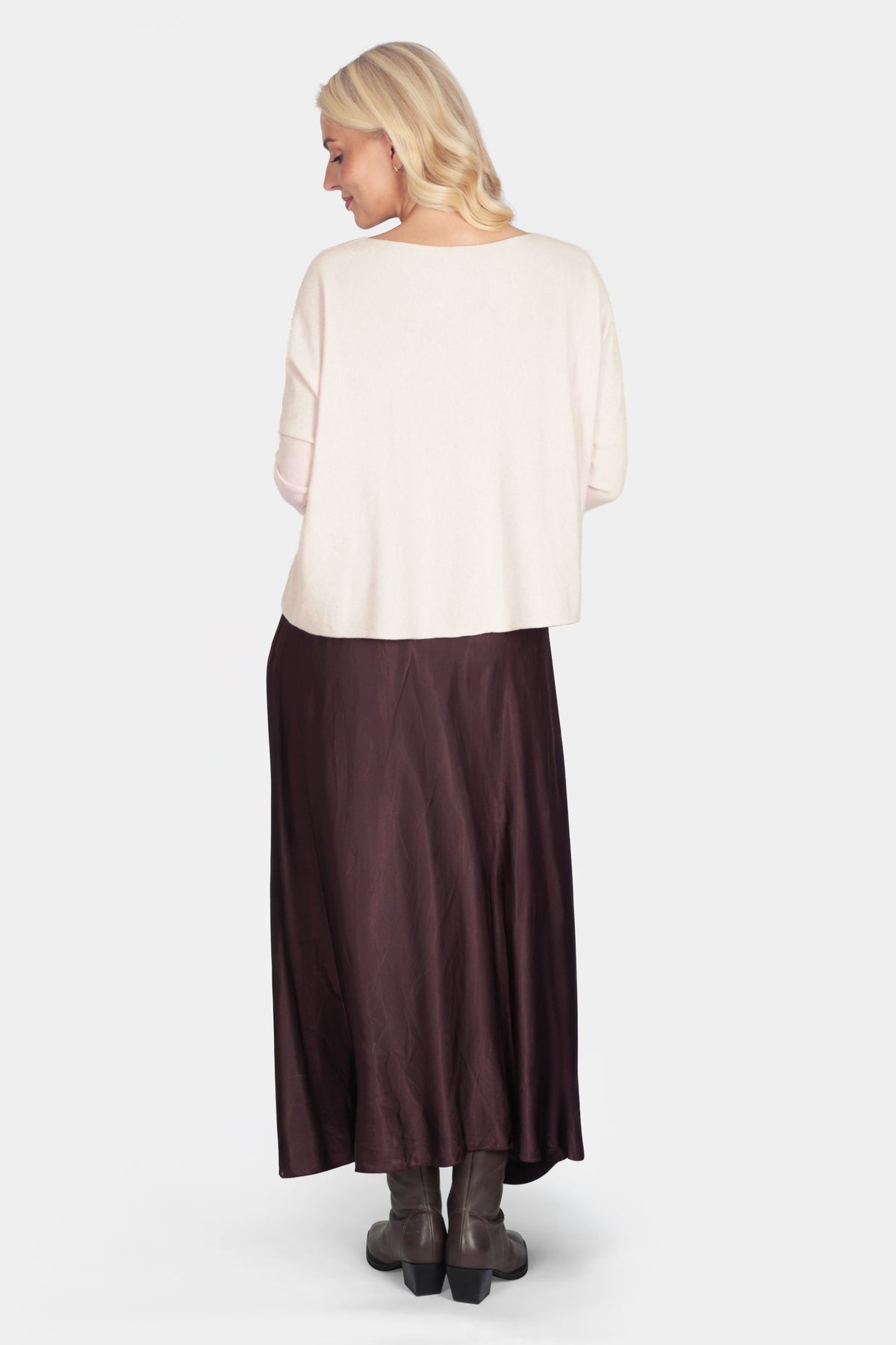 Cloud One Boxy Slash Neck Crop