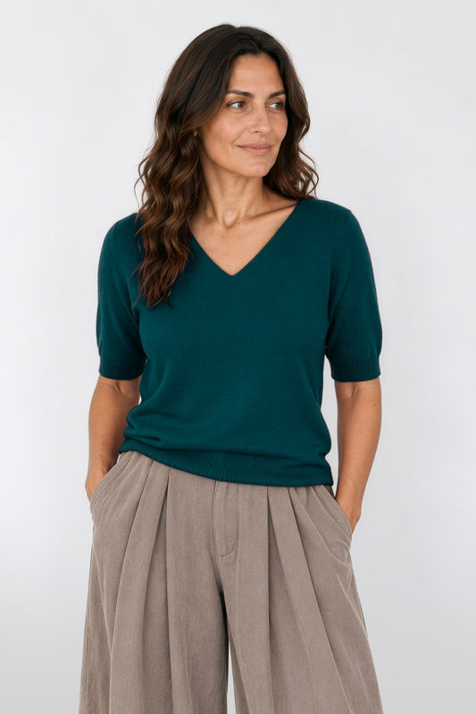 Cloud Two Short Sleeve V-Neck