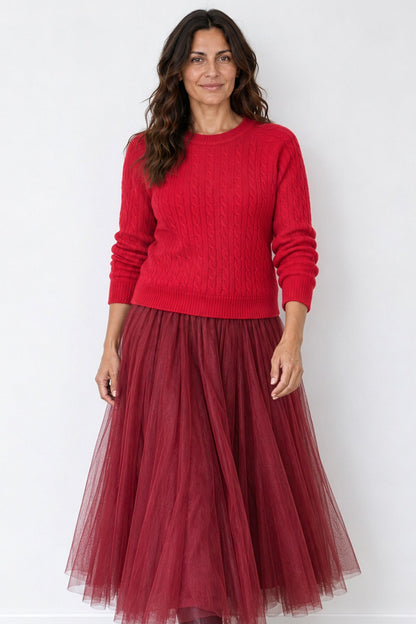 Cable Rib Crew Jumper
