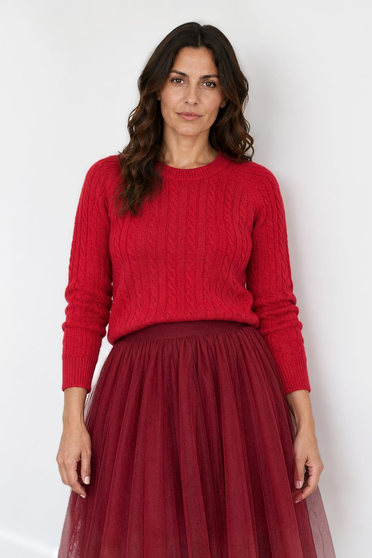 Cable Rib Crew Jumper
