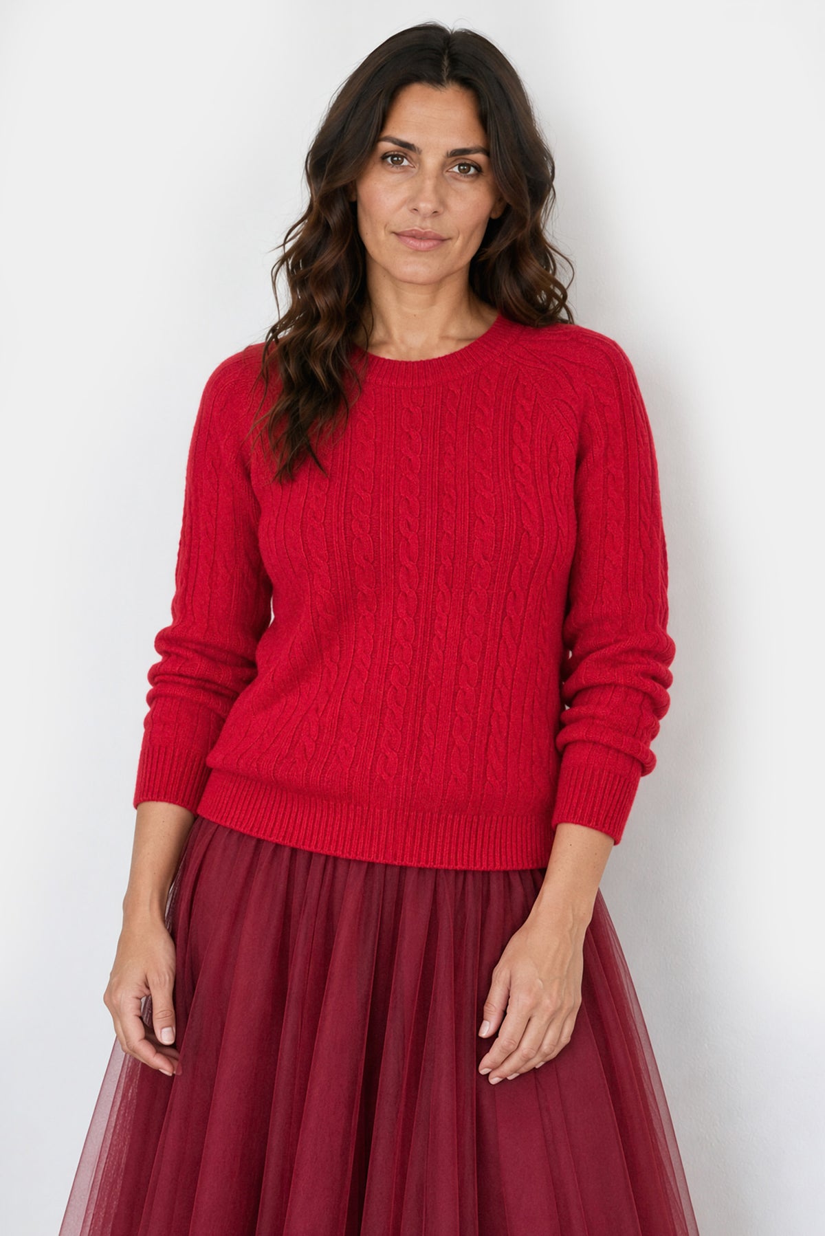 Cable Rib Crew Jumper