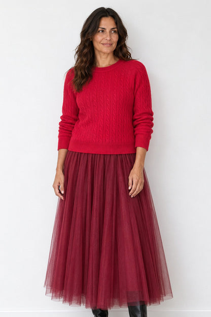 Cable Rib Crew Jumper