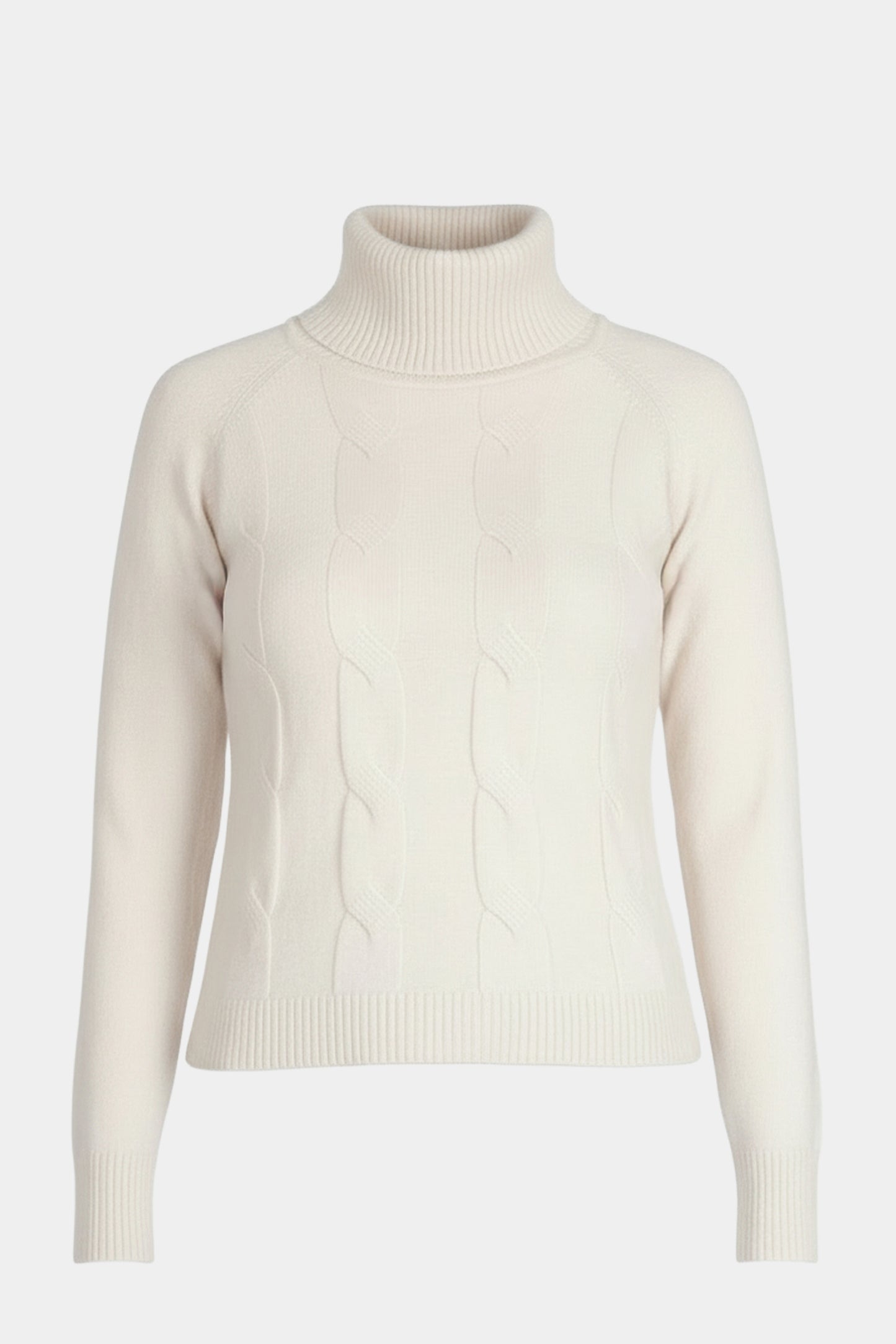Roll Neck Front Cable Jumper
