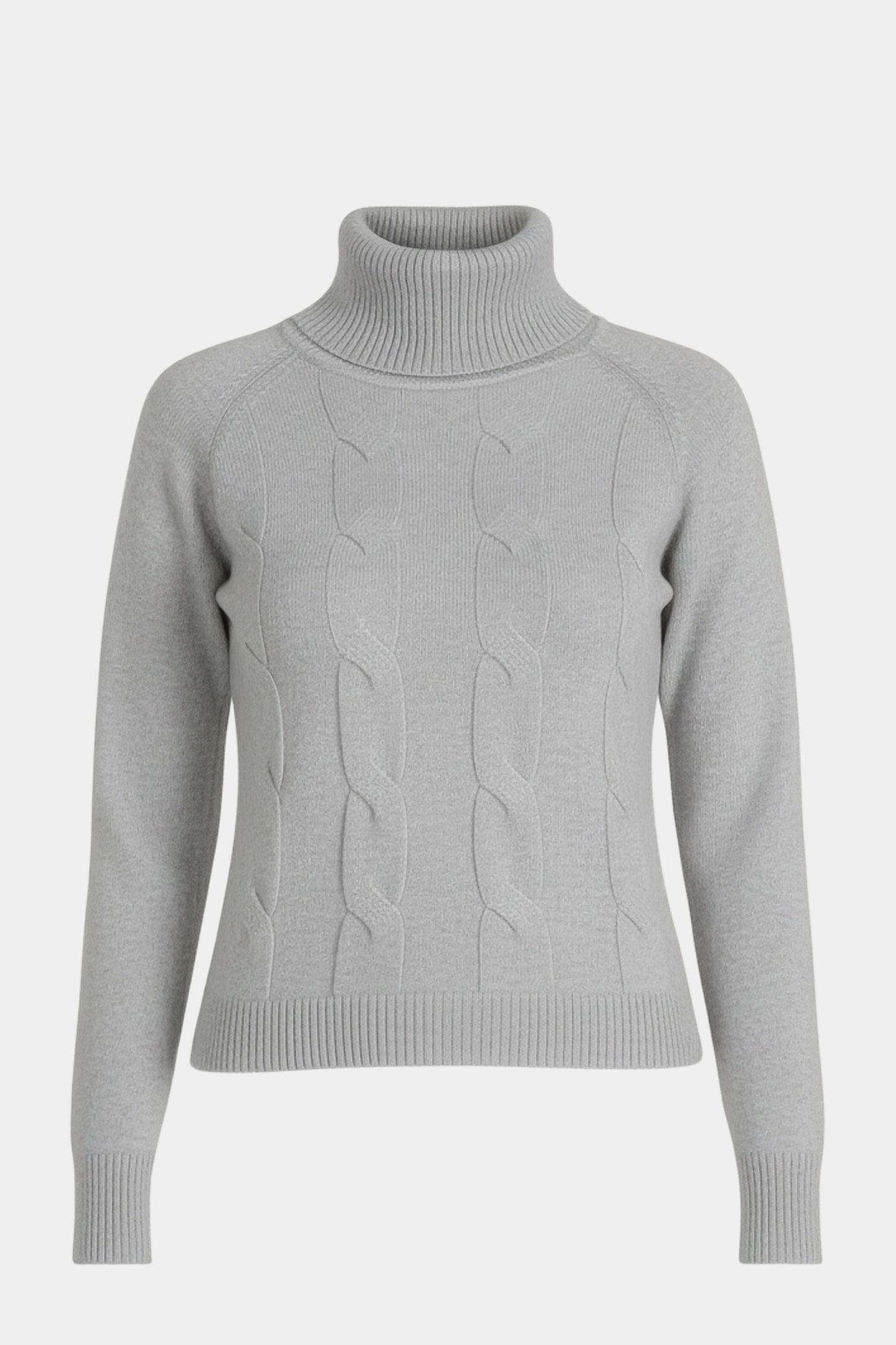 Roll Neck Front Cable Jumper