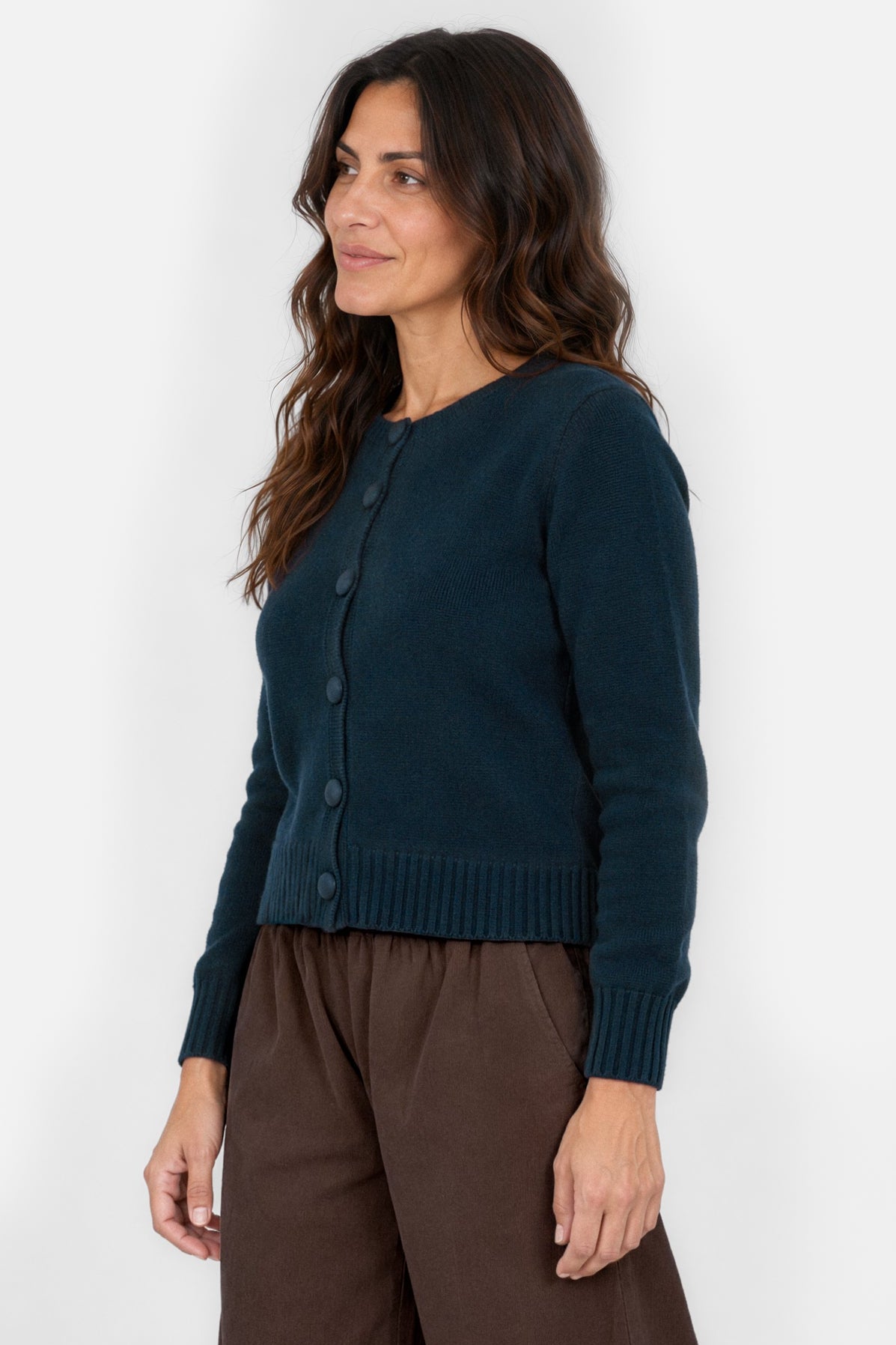 Cloud Two Crew Knit Cardigan