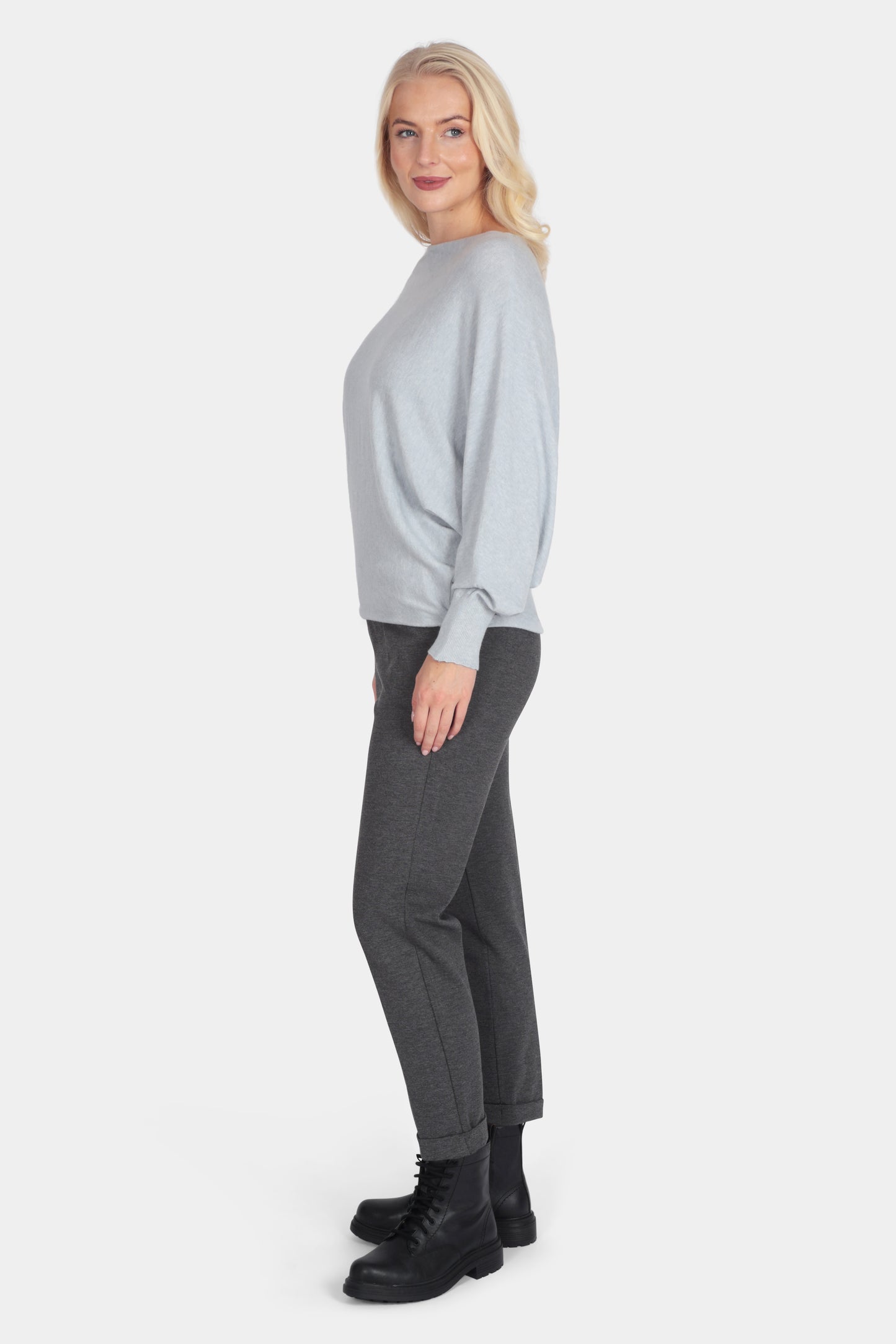 Cloud One Slash Neck Batwing Jumper