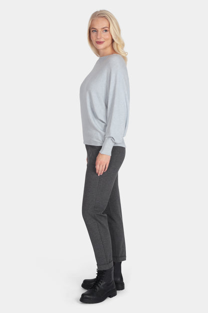 Cloud One Slash Neck Batwing Jumper
