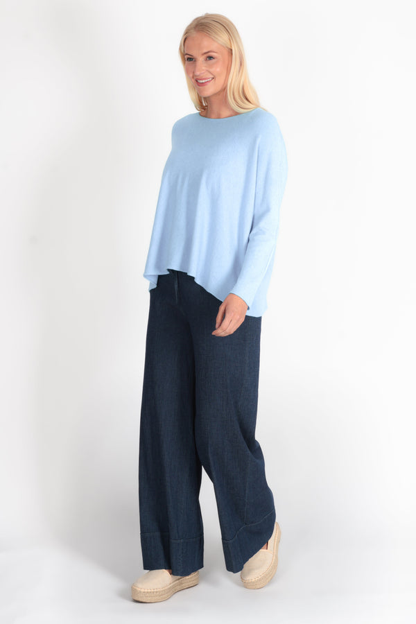 Cloud One Boxy Slash Neck Crop