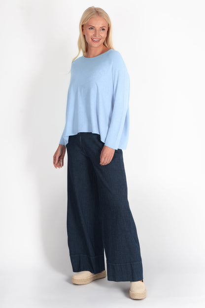 Cloud One Boxy Slash Neck Crop