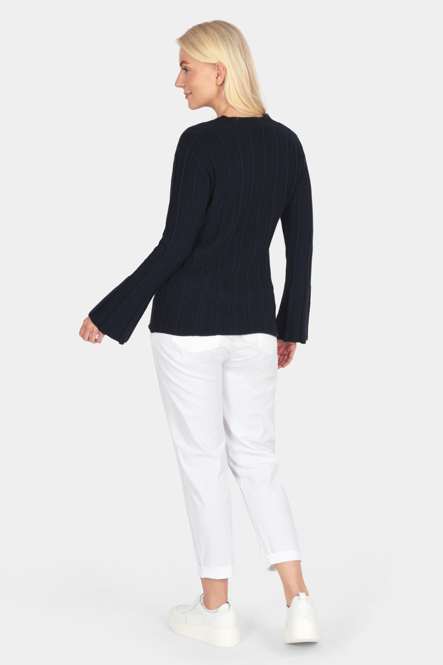 Cloud Two Rib Flare Sleeve Jumper