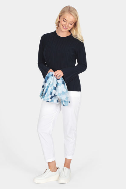 Cloud Two Rib Flare Sleeve Jumper