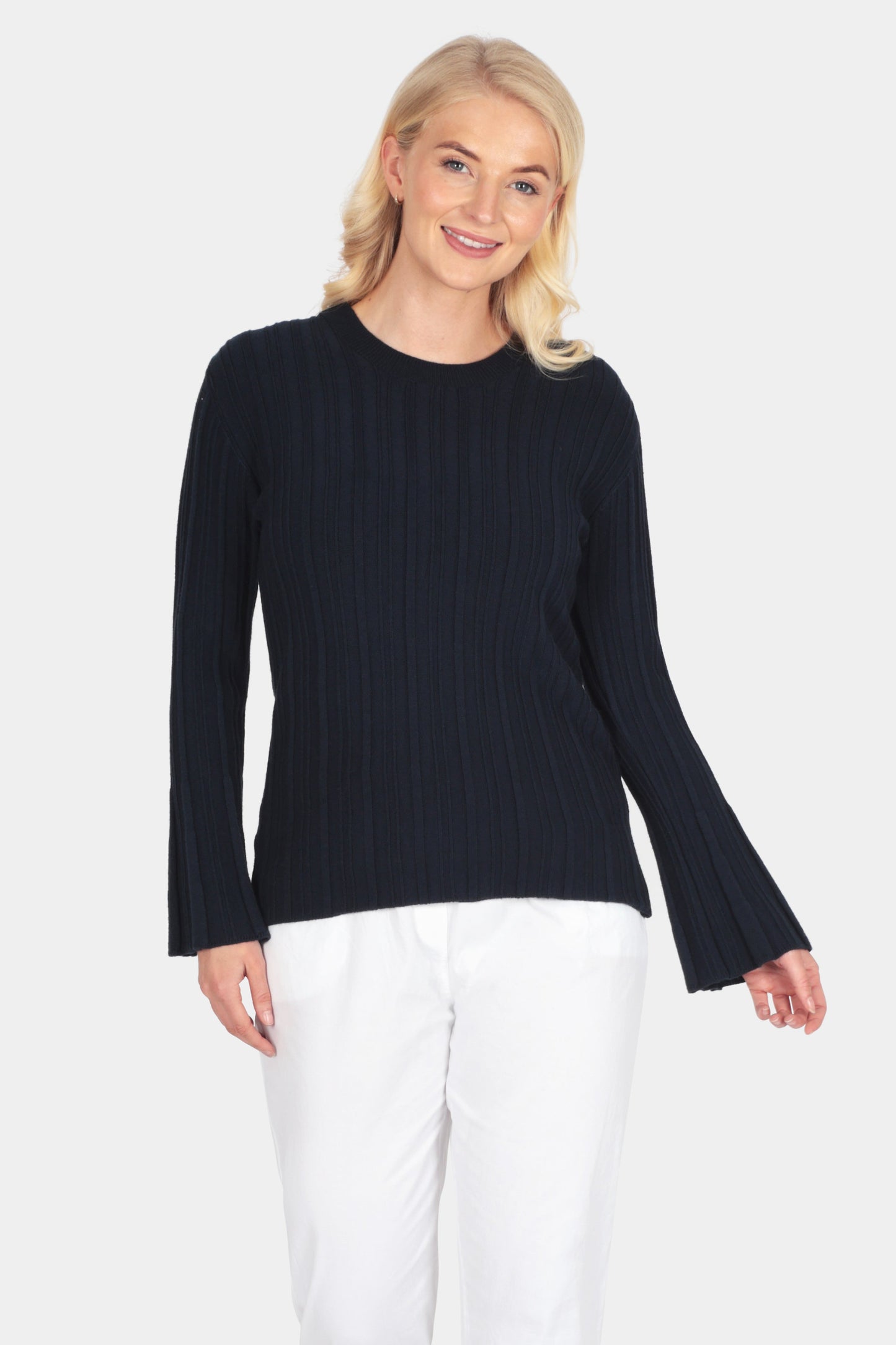Cloud Two Rib Flare Sleeve Jumper