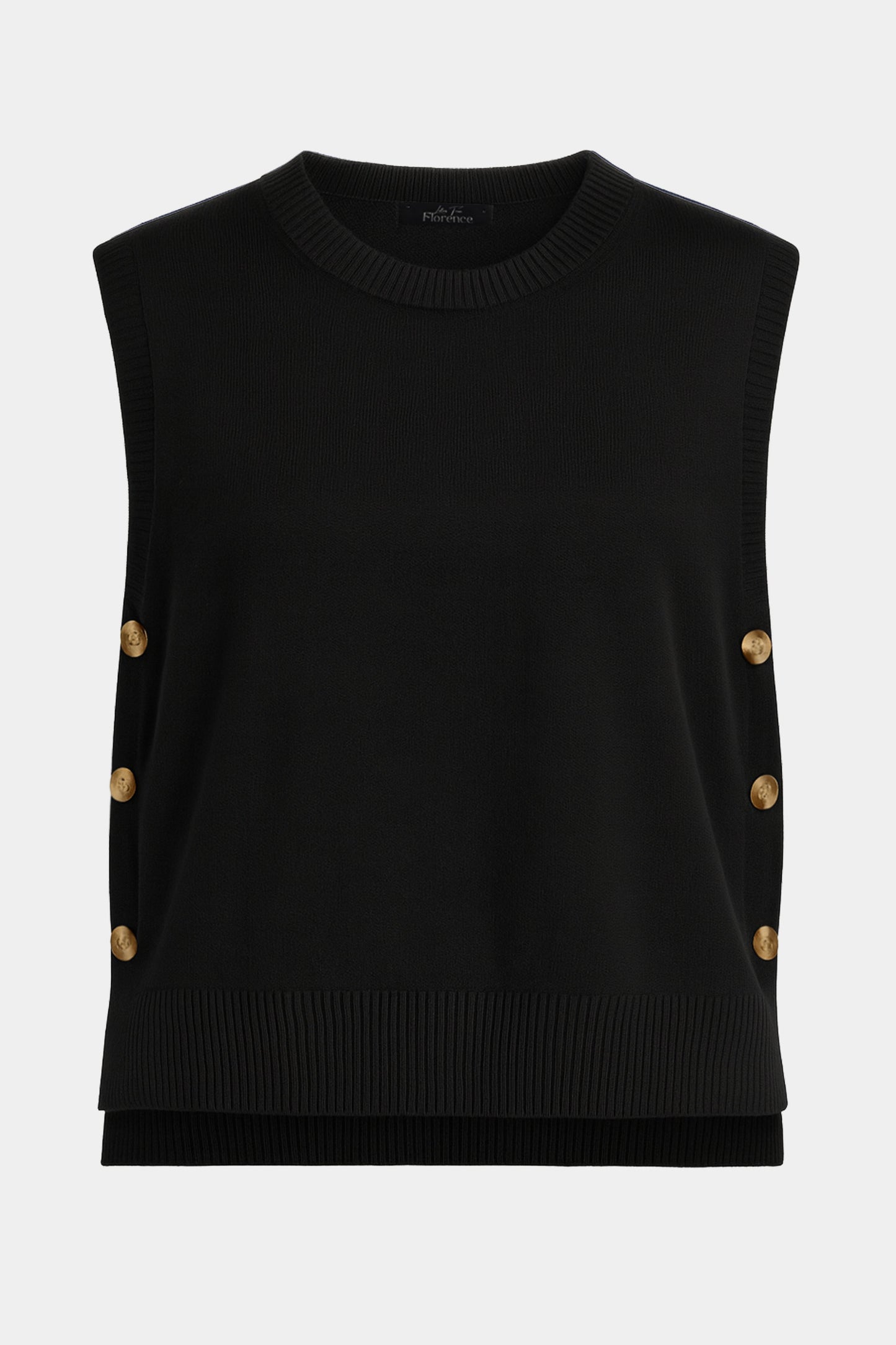 Cloud Two Button Side Vest