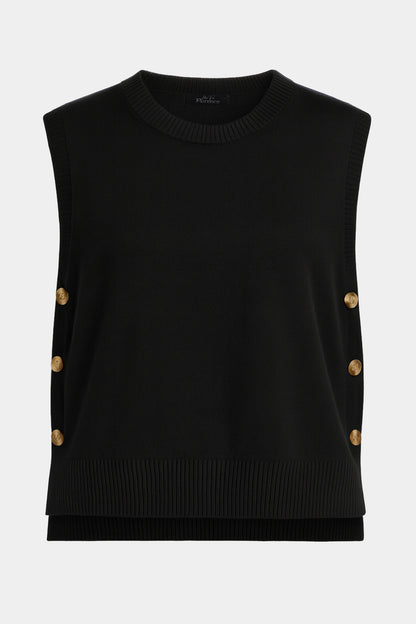 Cloud Two Button Side Vest