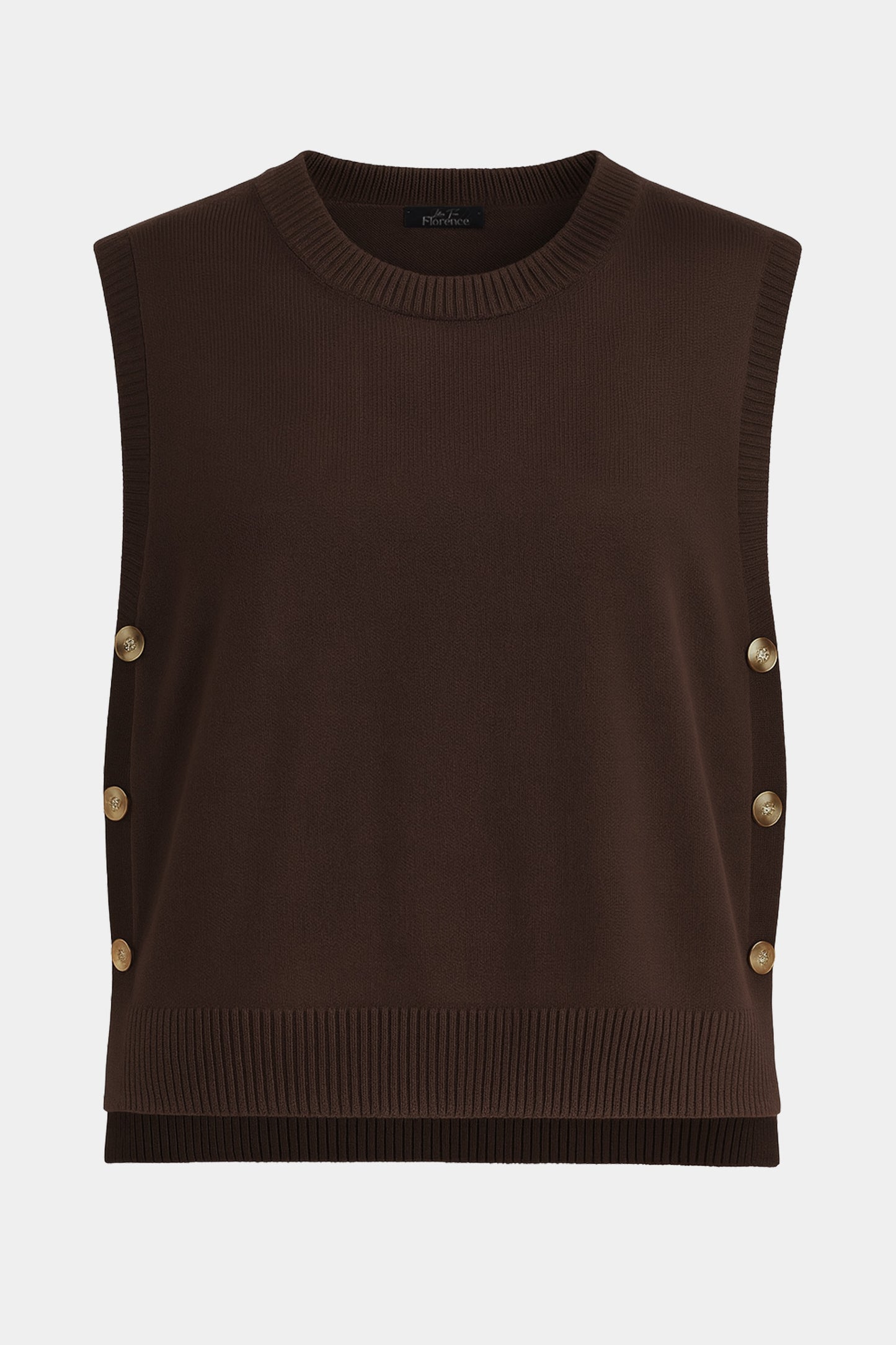 Cloud Two Button Side Vest