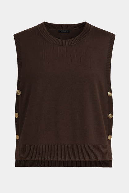 Cloud Two Button Side Vest