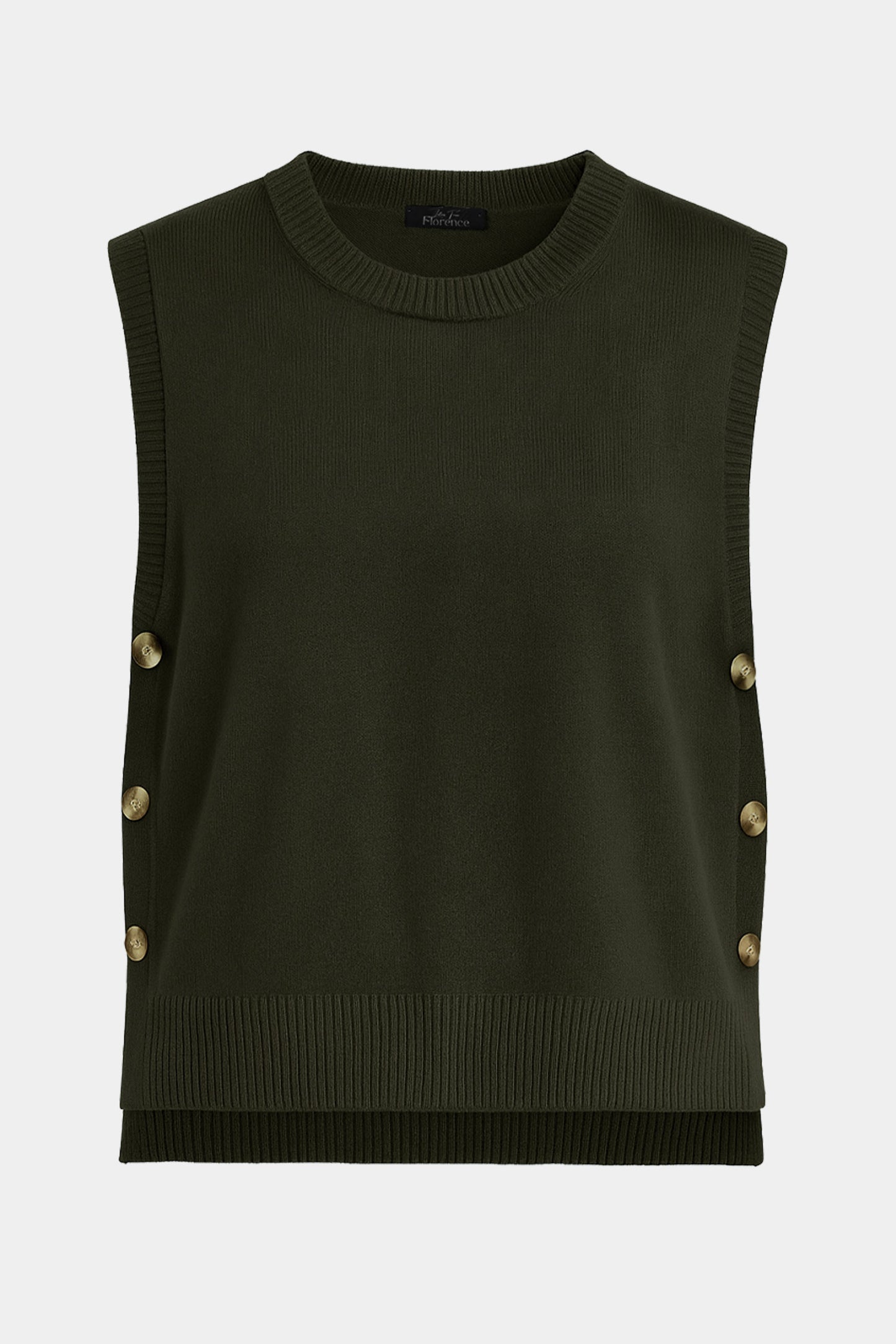 Cloud Two Button Side Vest