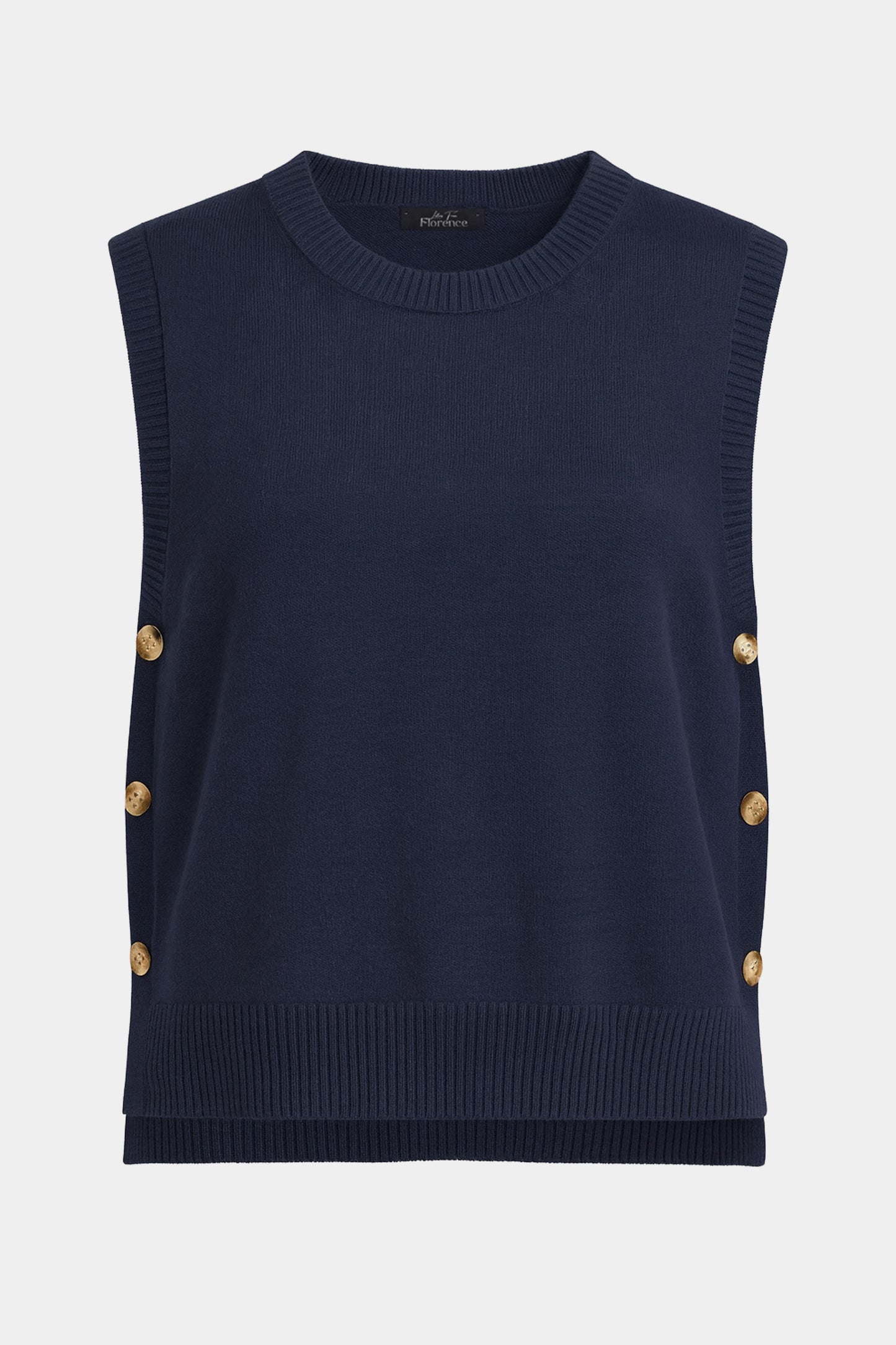 Cloud Two Button Side Vest