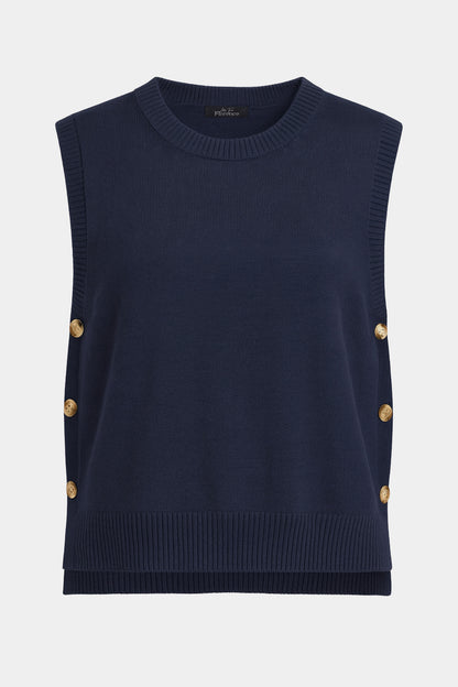 Cloud Two Button Side Vest