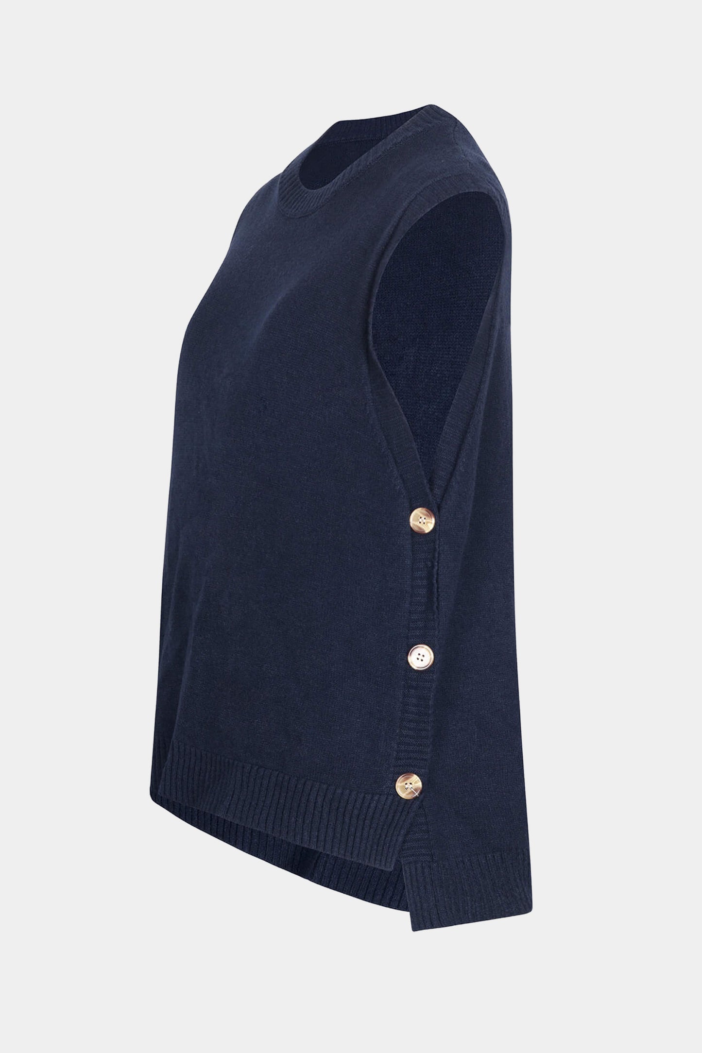 Cloud Two Button Side Vest