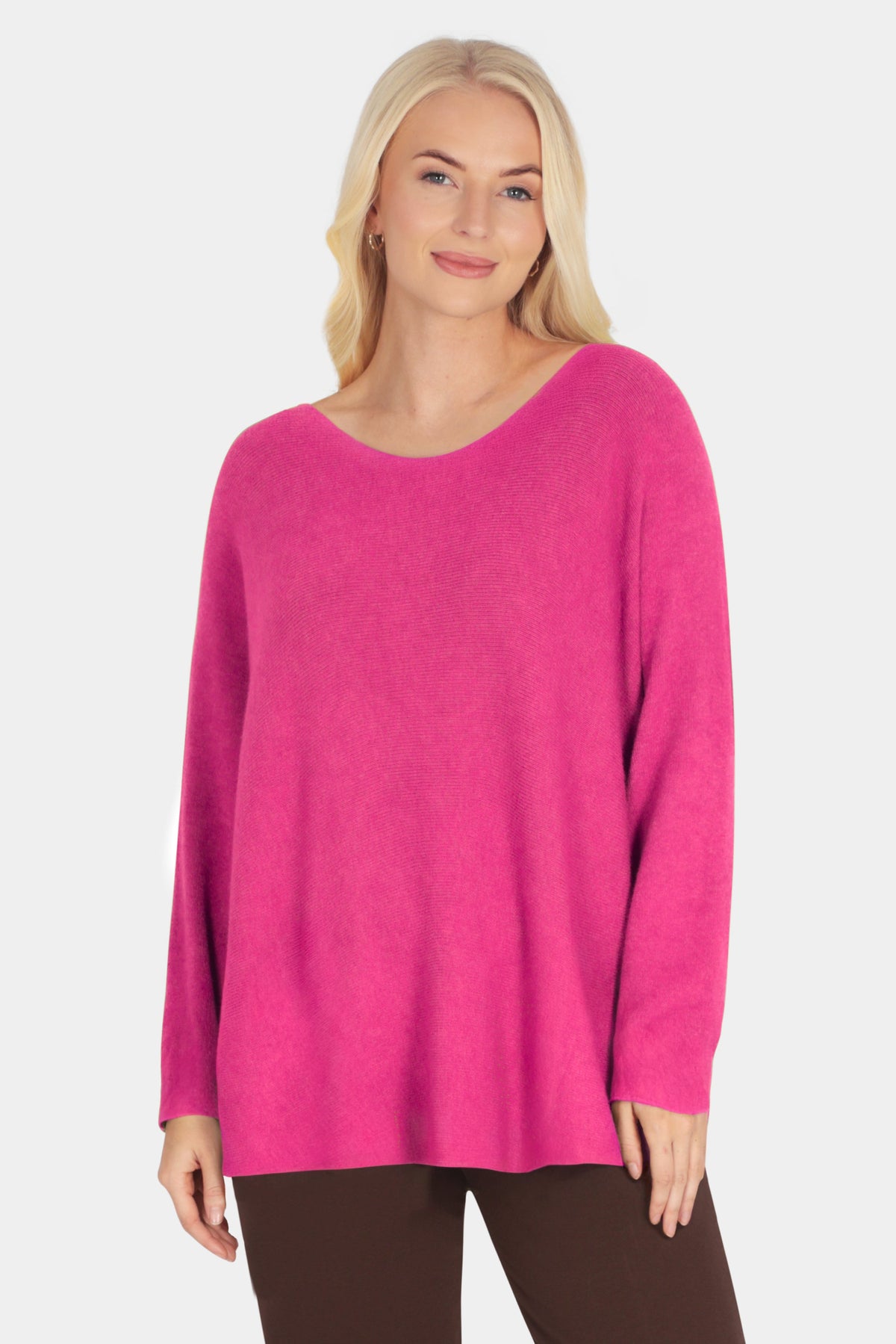 Cloud One Slash Neck Oversize Jumper