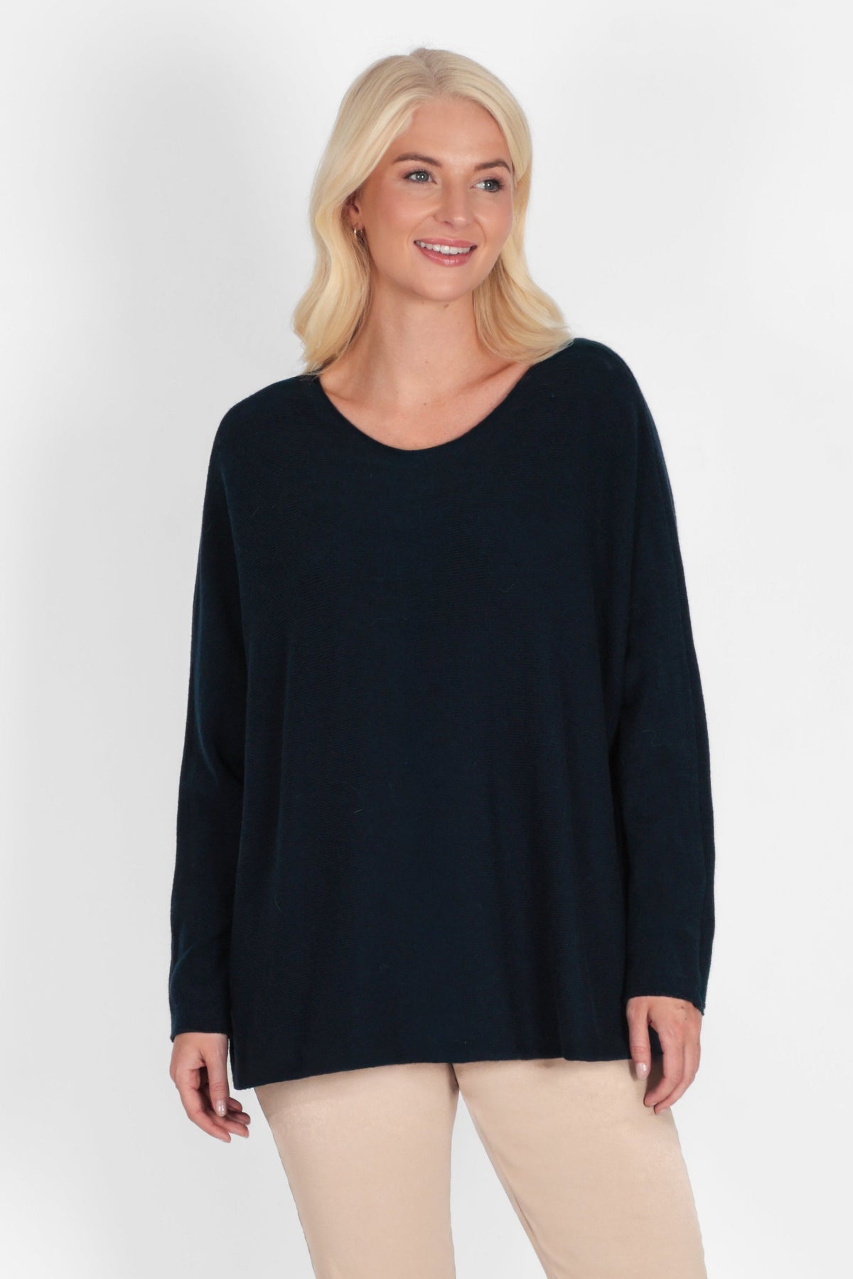 Cloud One Slash Neck Oversize Jumper