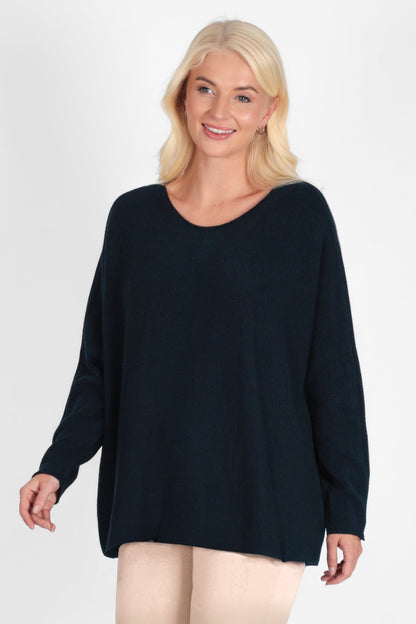 Cloud One Slash Neck Oversize Jumper