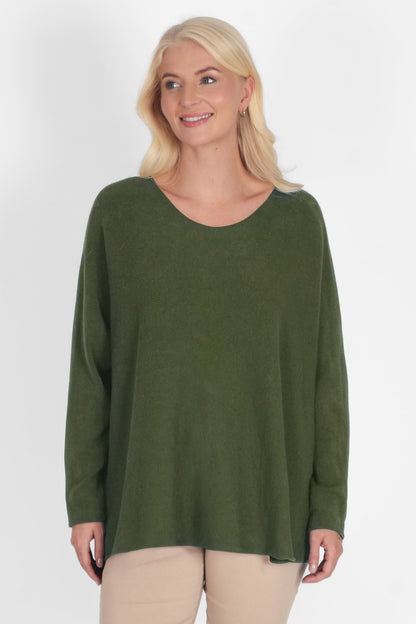 Cloud One Slash Neck Oversize Jumper