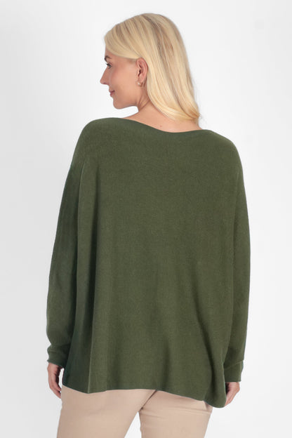 Cloud One Slash Neck Oversize Jumper