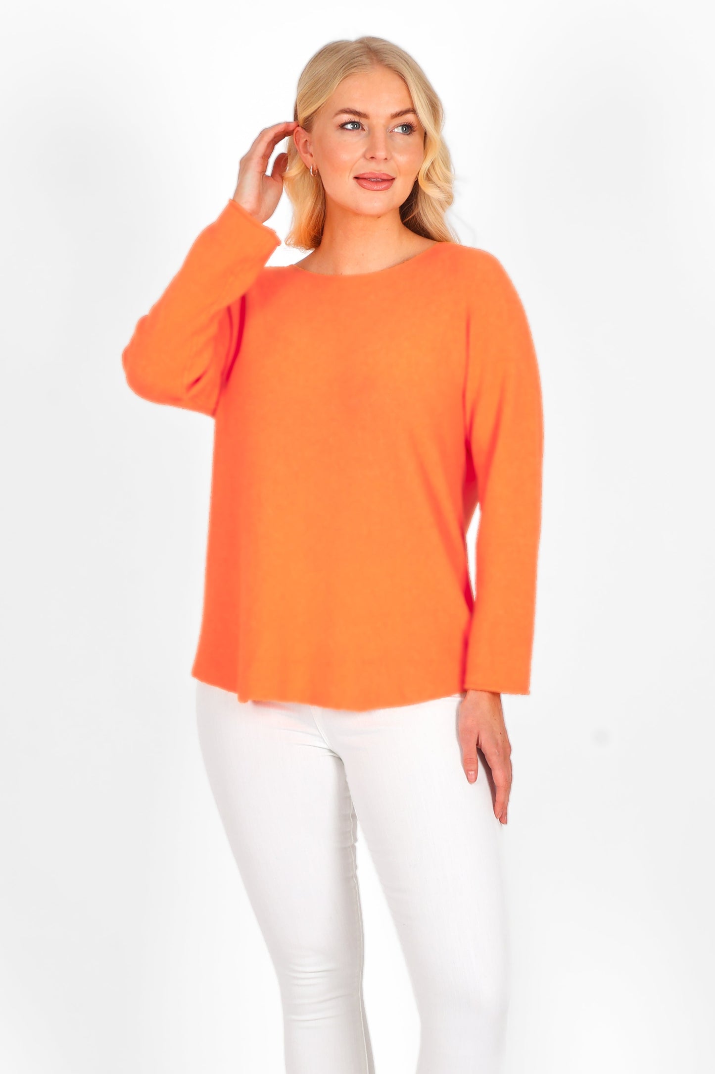 Cloud Two Slash Neck Jumper