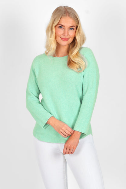 Cloud Two Slash Neck Jumper