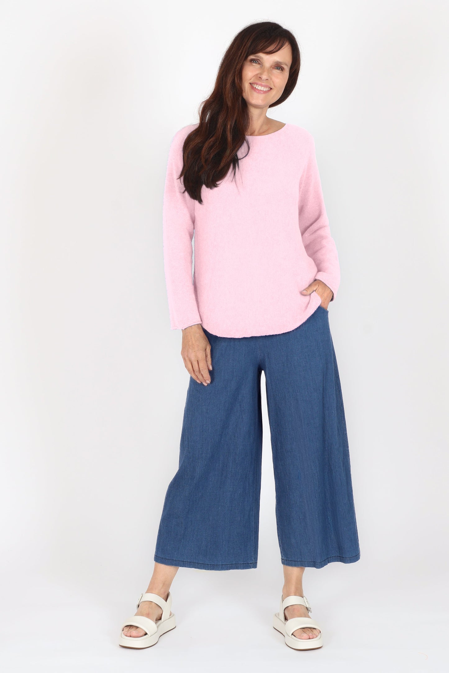 Cloud Two Slash Neck Jumper
