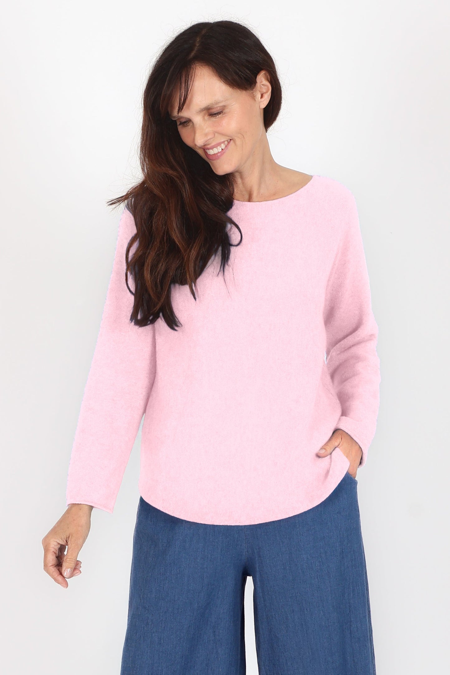 Cloud Two Slash Neck Jumper