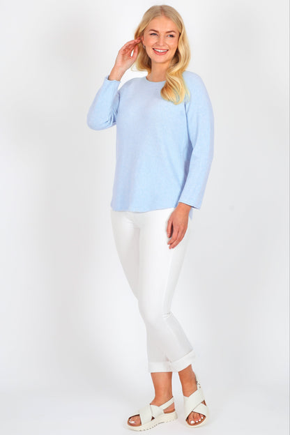 Cloud Two Slash Neck Jumper