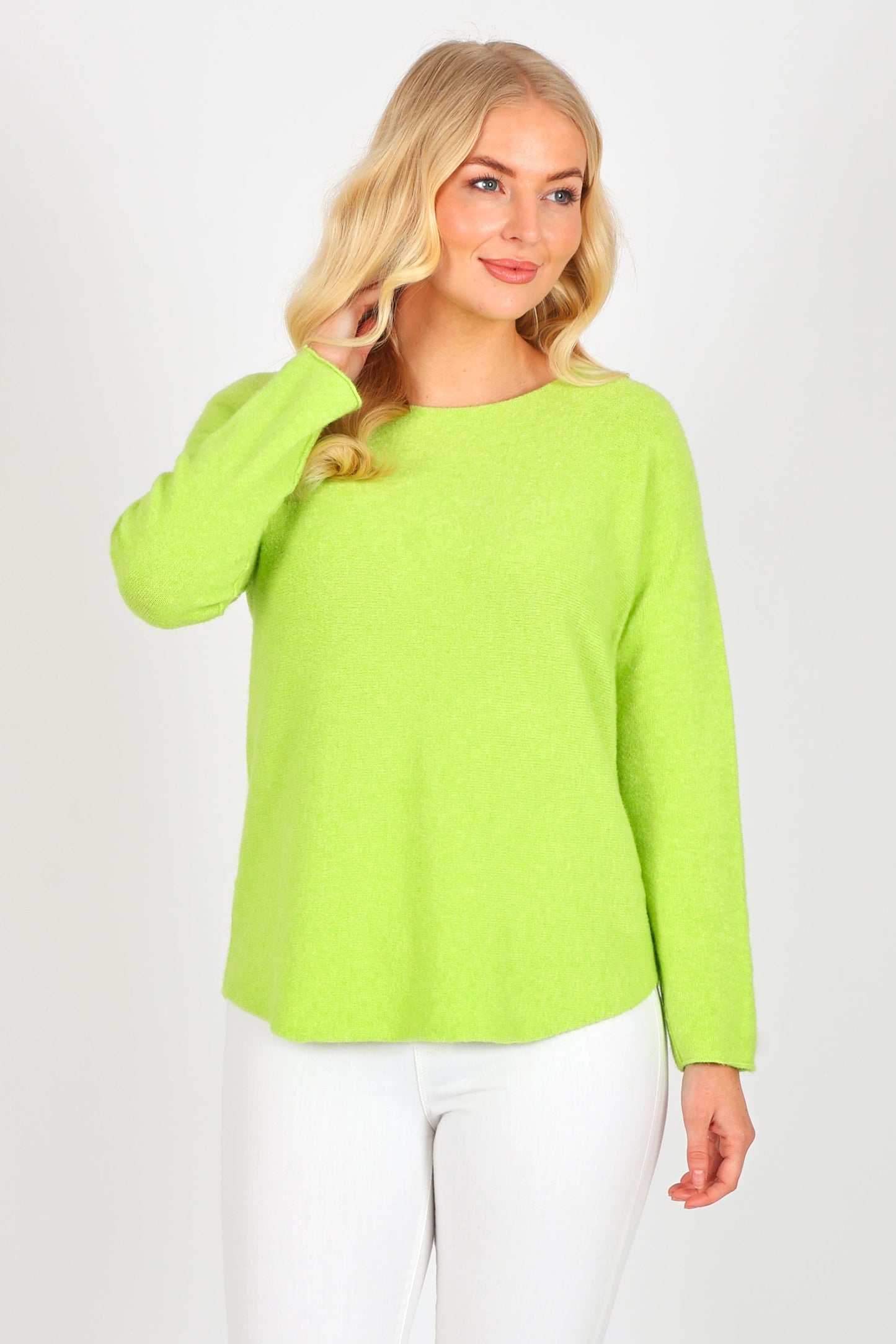 Cloud Two Slash Neck Jumper