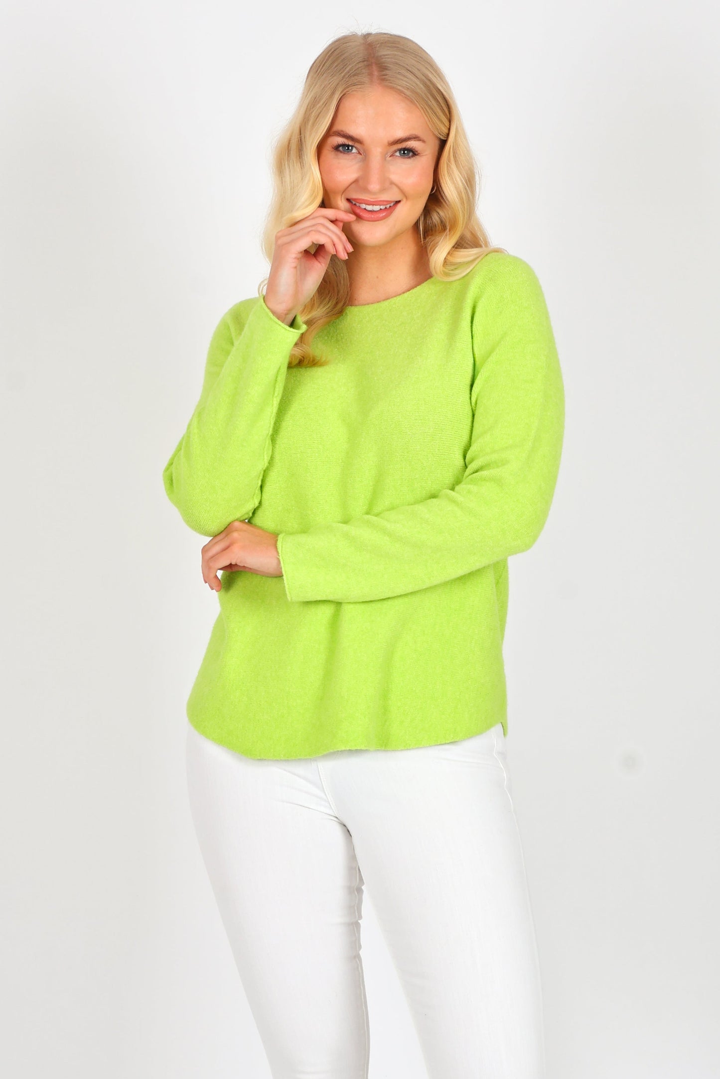 Cloud Two Slash Neck Jumper