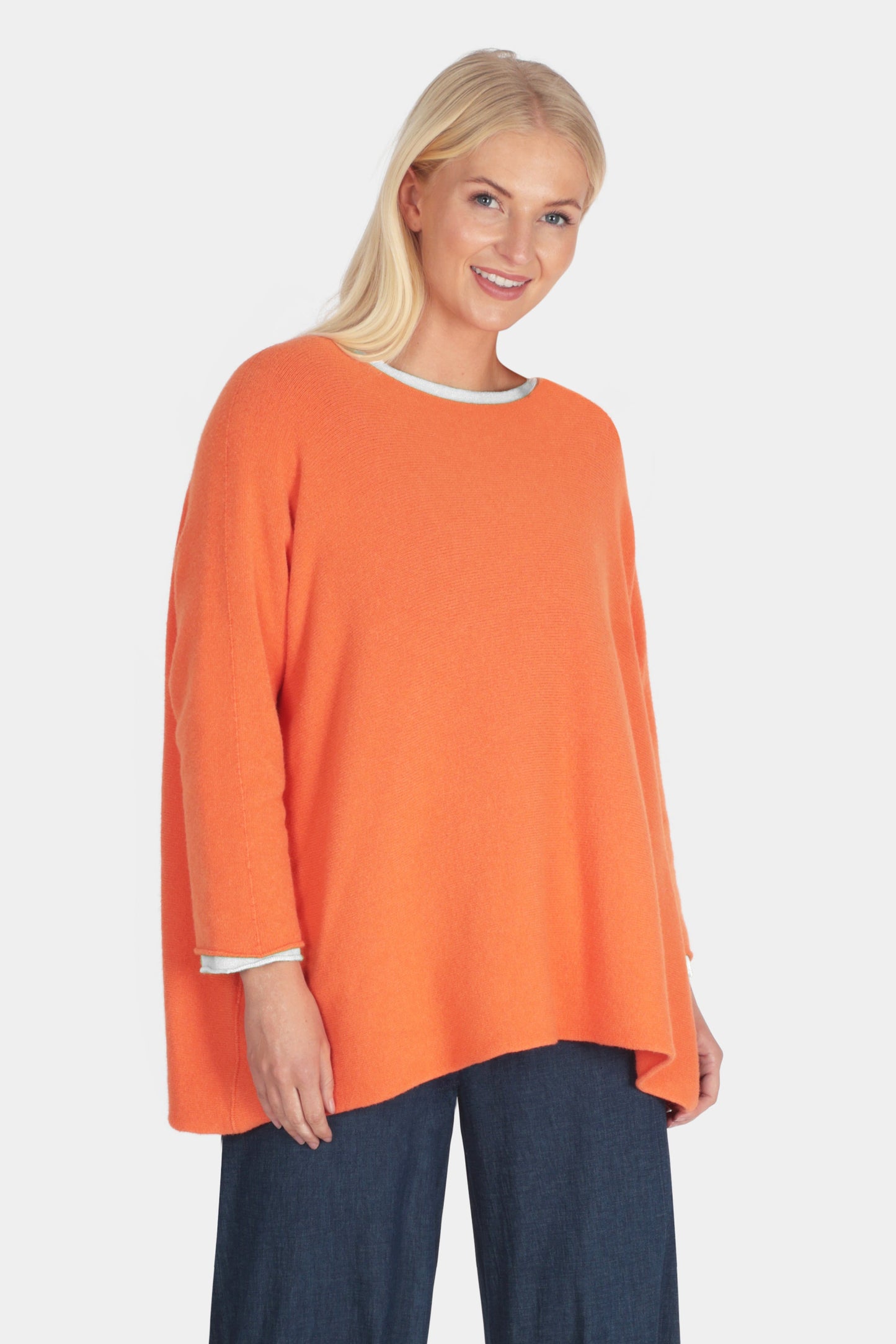 Cloud Two Slash Neck Oversize Jumper