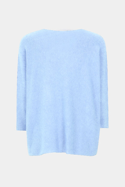 Cloud Two Slash Neck Oversize Jumper