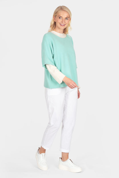 Cloud Two Round Neck Crop