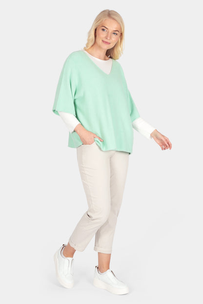 Cloud Two V-Neck Crop