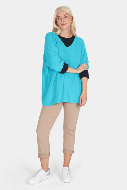 Cloud Two V-Neck Oversize Jumper