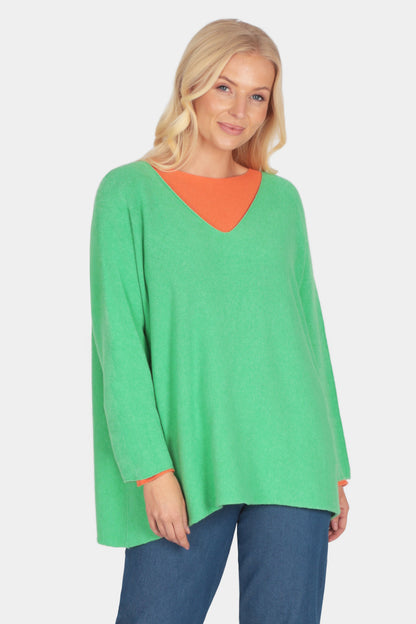 Cloud Two V-Neck Oversize Jumper