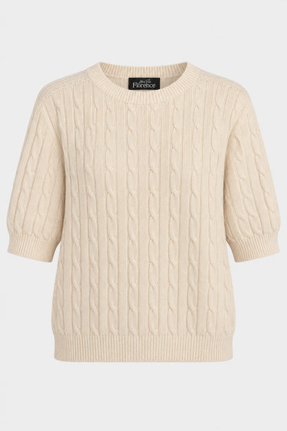 Cloud Two Cable Crew Jumper